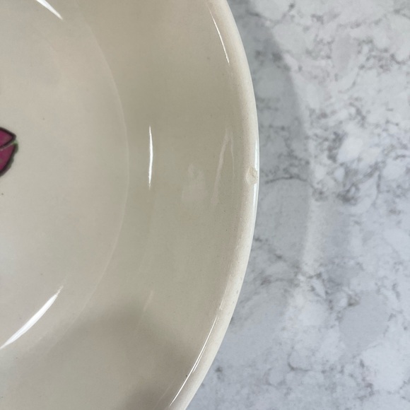 Crate and Barrel 9.5” Floral Artichoke Ceramic Bowls - Set of 8 - Picture 9 of 9